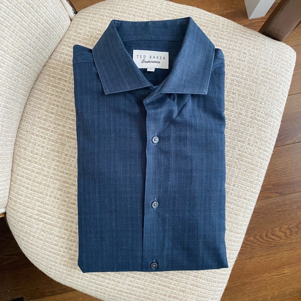 Ted Baker Endurance Blue Button Down | 16